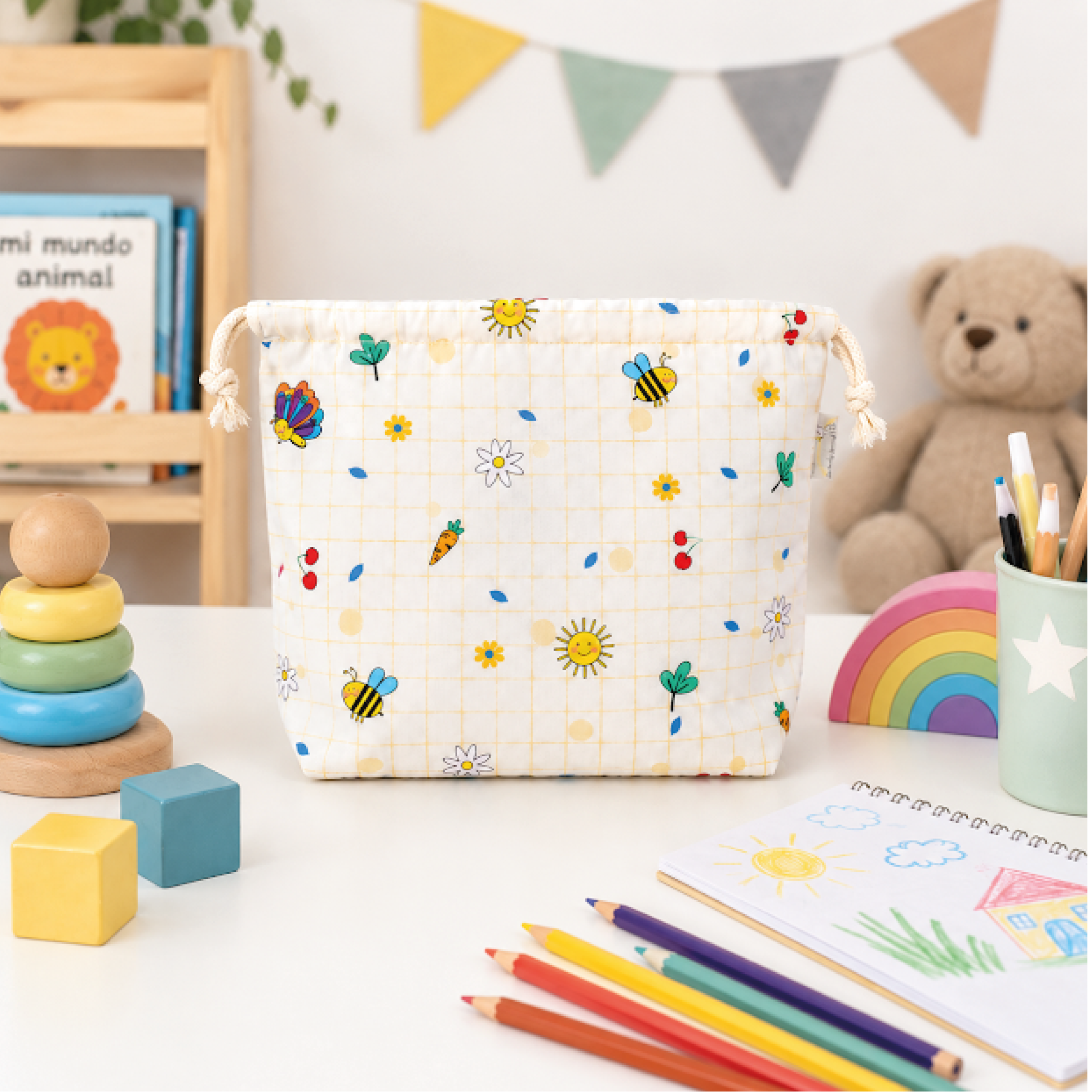 BOLSA CON CORDÓN PICNIC - Imagen 2